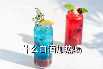 什么白酒加熱喝