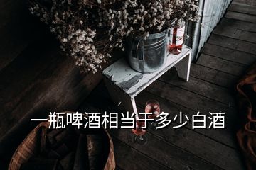 一瓶啤酒相當(dāng)于多少白酒