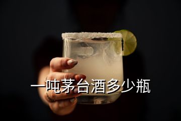 一噸茅臺酒多少瓶