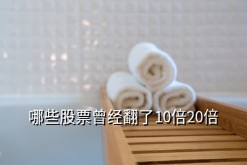 哪些股票曾經(jīng)翻了10倍20倍