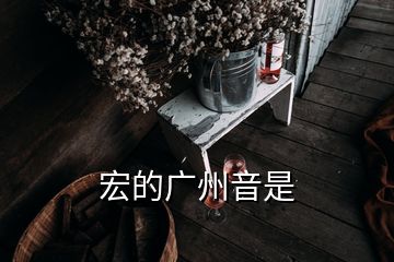 宏的廣州音是