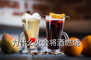 為什么火會將酒燃燒