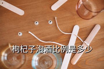 枸杞子泡酒比例是多少