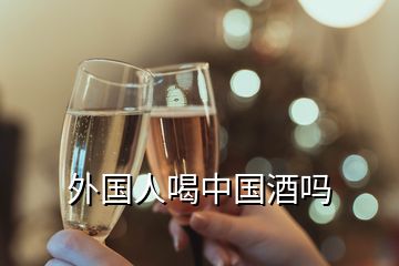 外國(guó)人喝中國(guó)酒嗎