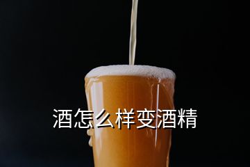 酒怎么樣變酒精