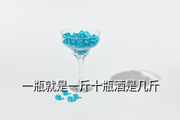 一瓶就是一斤十瓶酒是幾斤