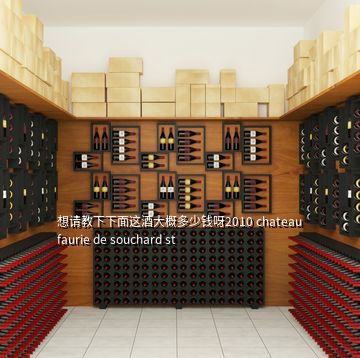 想請教下下面這酒大概多少錢呀2010 chateau faurie de souchard st