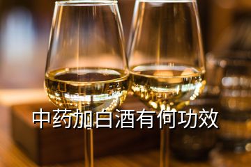 中藥加白酒有何功效