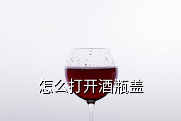 怎么打開酒瓶蓋