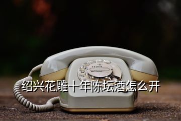 紹興花雕十年陳壇酒怎么開