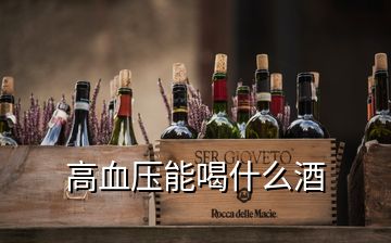 高血壓能喝什么酒