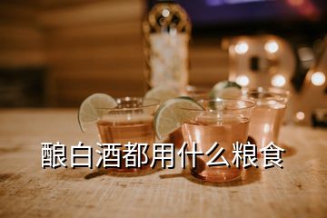 釀白酒都用什么糧食