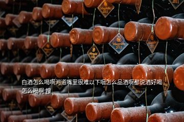 白酒怎么喝啊河道嘴里很難以下咽怎么品酒啊都說酒好喝怎么喝啊 搜