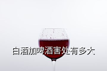 白酒加啤酒害處有多大