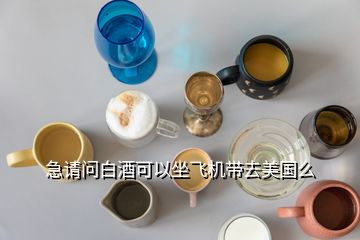 急請(qǐng)問白酒可以坐飛機(jī)帶去美國么