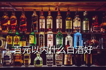 百元以?xún)?nèi)什么白酒好