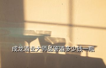 成龍酒業(yè)大師品鑒酒多少錢(qián)一瓶