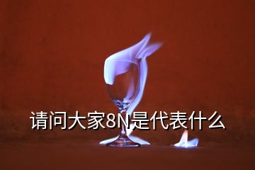 請(qǐng)問大家8N是代表什么