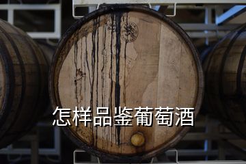 怎樣品鑒葡萄酒