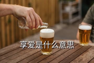 享愛是什么意思