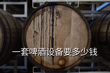 一套啤酒設(shè)備要多少錢