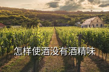 怎樣使酒沒(méi)有酒精味