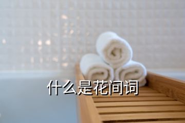 什么是花間詞