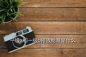 一級a和一級b排放標準是什么