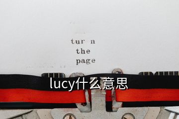 lucy什么意思