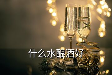 什么水釀酒好