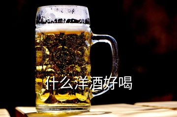 什么洋酒好喝