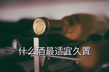 什么酒最適宜久置