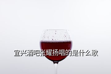 宜興酒吧張耀揚(yáng)唱的是什么歌