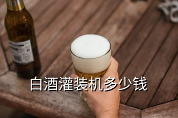 白酒灌裝機多少錢