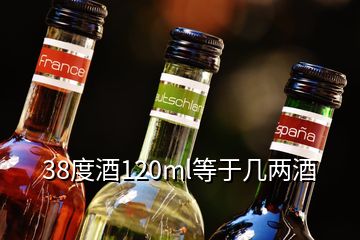 38度酒120ml等于幾兩酒