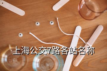 上海公交7路各站名稱