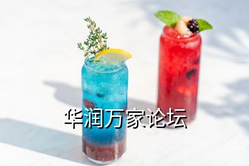 華潤(rùn)萬家論壇