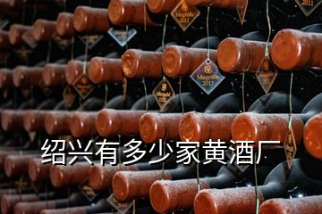 紹興有多少家黃酒廠