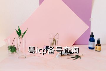 粵icp備號(hào)查詢