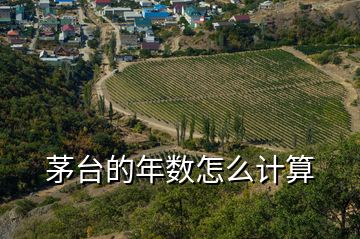 茅臺(tái)的年數(shù)怎么計(jì)算