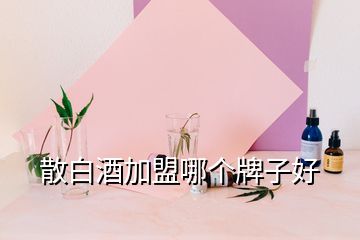 散白酒加盟哪個(gè)牌子好