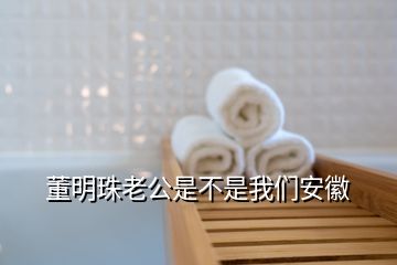 董明珠老公是不是我們安徽