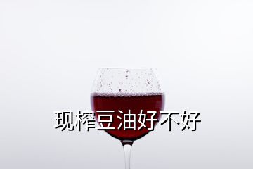 現(xiàn)榨豆油好不好