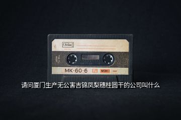 請問廈門生產無公害吉錦鳳梨穗桂圓干的公司叫什么