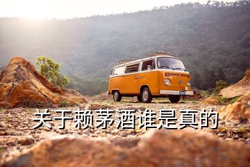 關(guān)于賴(lài)茅酒誰(shuí)是真的
