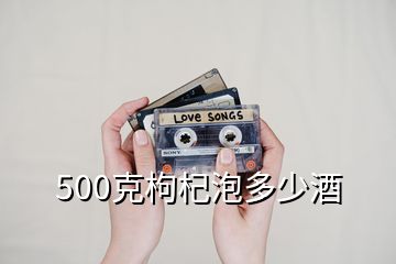 500克枸杞泡多少酒