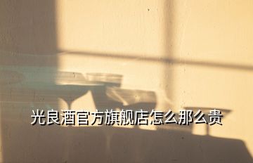 光良酒官方旗艦店怎么那么貴