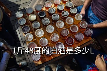 1斤48度的白酒是多少L