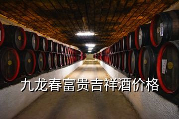 九龍春富貴吉祥酒價(jià)格