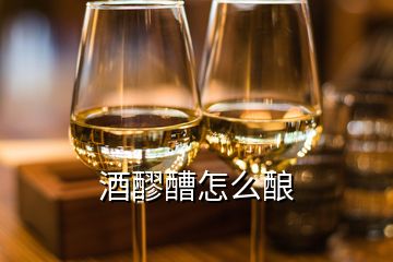 酒醪醩怎么釀